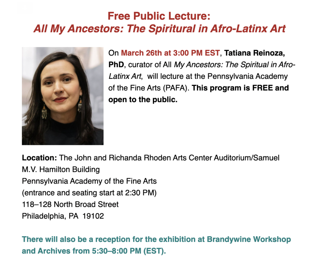 All My Ancestors Lecture