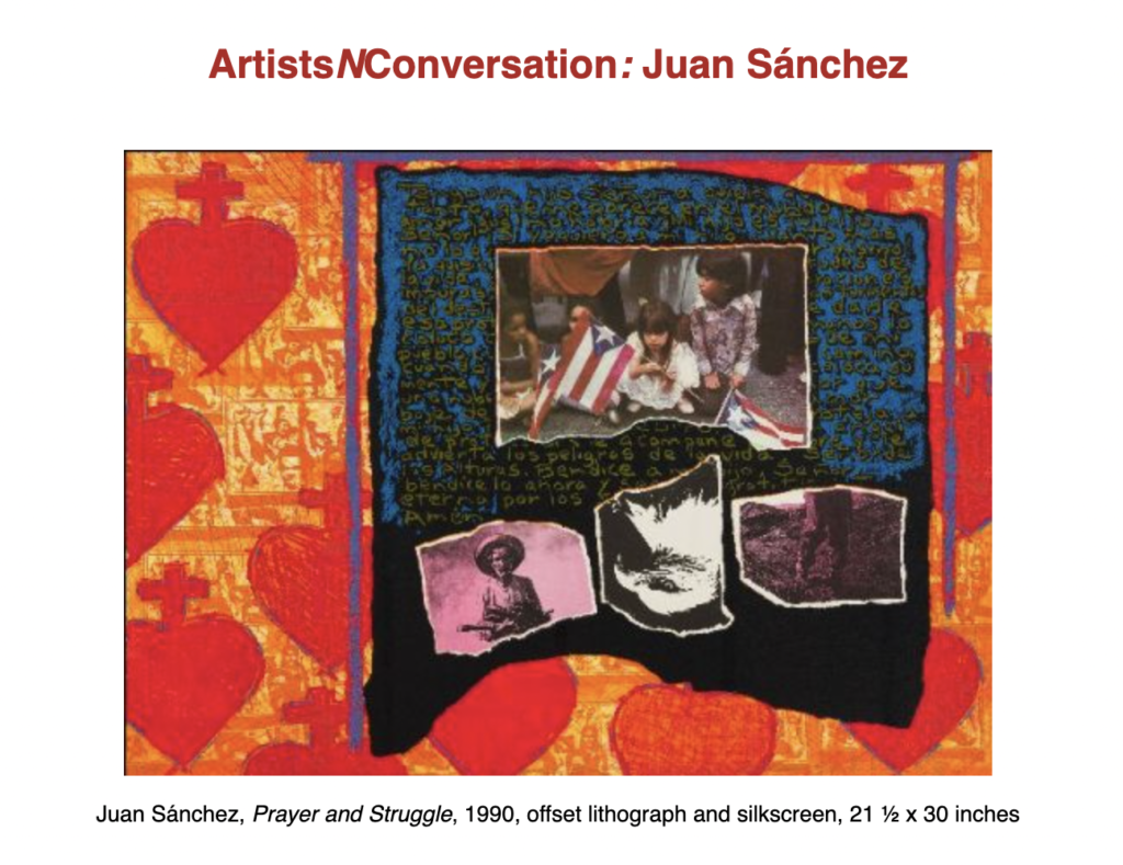 Juan Sanchez ArtistNConversation