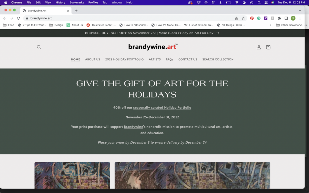 Holiday Print Portfolio sale