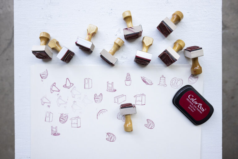 Amze Emmons: Playing the Grid—A Love Letter to Philadelphia in
the Glass Gallery.