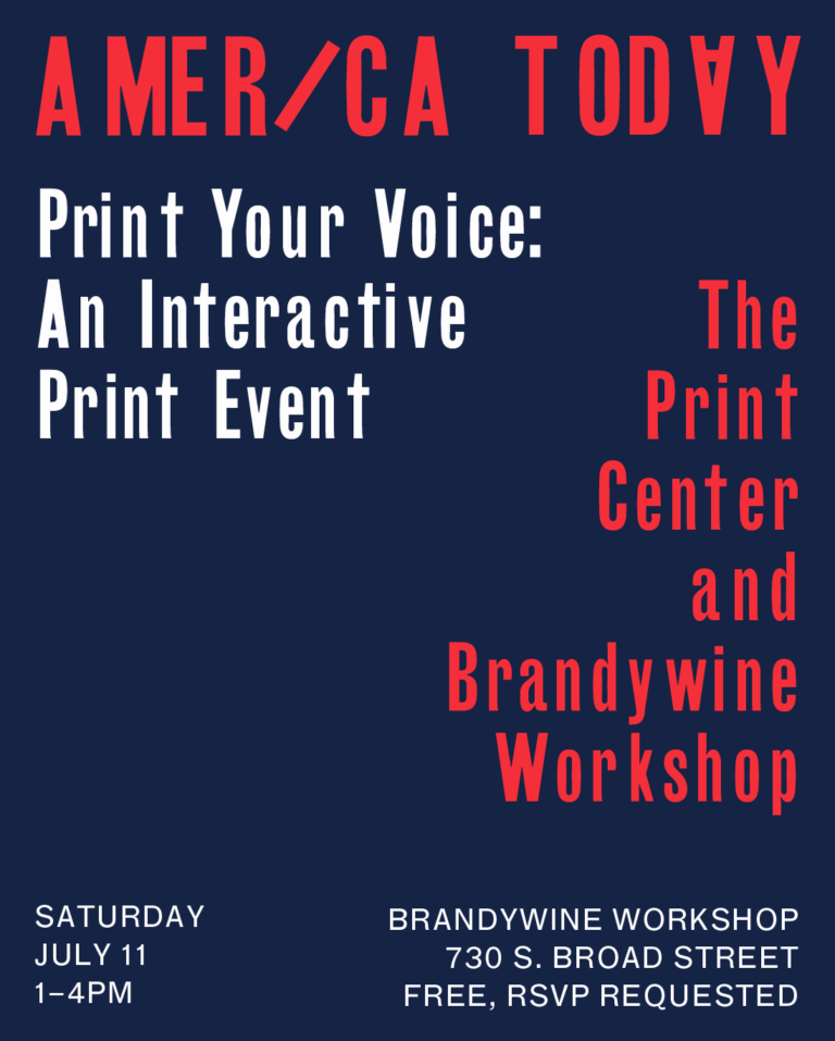 Flyer for Print Your Voice